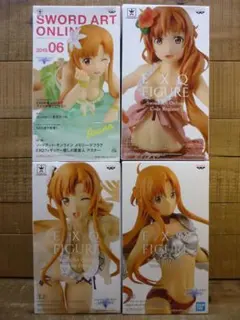 ソードアートオンライン EXQフィギュア アスナ バージョン違い４点セット