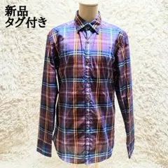新品　PaulSmith　ポールスミス　長袖ボタンダウンシャツ　チェック柄　L
