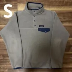 PatagoniaシンチラスナップTフリース グレー ネイビー 柴田ひかり 
