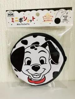 ディズニー　101匹わんちゃん　ポンゴ　ミニポシェット　コインケース　ポーチ