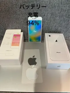 iPhone 8 64GB ホワイト 本体 箱ありSIMフリー　傷なし
