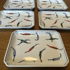 有田焼　源右衛門　唐辛子柄　食器セット 有田焼 源右衛門 / 唐辛子柄食器セット