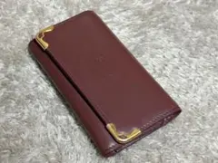 サ*ー様 Cartier バーガンディ レザー キーケースのサムネイル