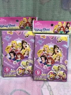 ディズニープリンセス　おにぎりラップ　２セット　プリンセス