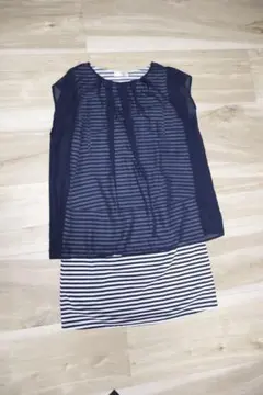 Petitgrain マタニティ ボーダー 授乳服 원피스