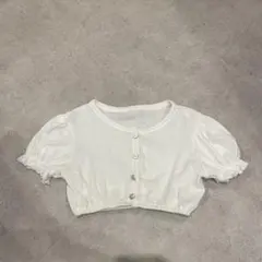 mon petit bebe カーディガン　ハート柄　半袖　ベビー服　韓国子供服