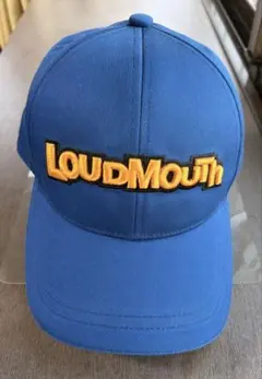 LOUDMOUTH 青 キャップ