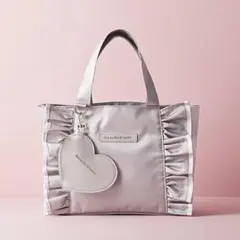 JILL by JILLSTUART フリルトートバッグ＆ポーチチャーム