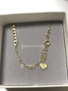 ゴールドメッキ ハートチャーム ブレスレット