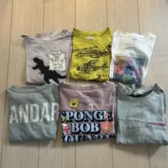Tシャツ6枚セット　まとめ売り130センチ