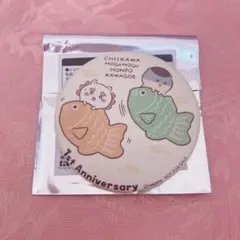 ちいかわ　もぐもぐ本舗　川越　ノベルティ缶バッジ　くりまんじゅう＆シーサー