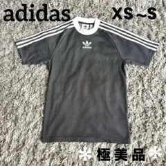 ＊ adidas ＊ アディダス 半袖Tシャツ 3本ライン XS〜S