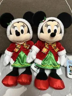 ミニー ぬいぐるみ 2024年クリスマス衣装