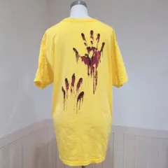 【美品】3BLACKDOT チャイルドプレイ Tシャツ L イエロー 洋画ホラー