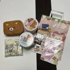 まとめ売り　リラックマ ポーチとお弁当箱、エコバッグ計７点セット