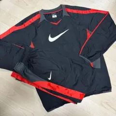 NIKE ナイキ ピステ 上下セット ブラック レッド　メンズ　送料無料