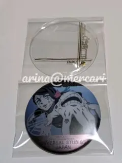 鬼滅の刃　魘夢　ユニバーサルスタジオジャパン　缶バッジ