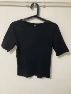UNIQLO リブクルーネックTシャツ　Lサイズ
