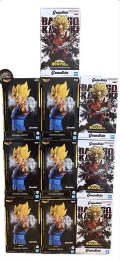 僕のヒーローアカデミア Grandista爆豪勝己、オールマイト 6体セット