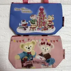 【新品】ダッフィー　シェリーメイ　ランチトート　お弁当入れ　バッグ　ジェラトーニ