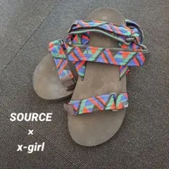 SOURCE×x-girl スポーツサンダル サイズ38のサムネイル