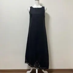 POU DOU DOU プードゥドゥ　麻100% ロングワンピース　ノースリーブのサムネイル