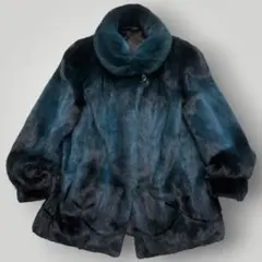 新品未使用】メルファージュ サガフォックスファー付き カシミヤ