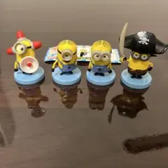 ミニオン　チョコエッグ　4個セット　まとめ売り　フィギュア　ケビン