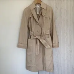 フェルゥFeroux フェミニンディテールトレンチコート　シングル【M】ベージュ