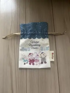 ディズニーシー 巾着 ウィンタートゥインクリングタウン