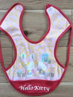 サンリオ　ハローキティ　昭和レトロ　お食事エプロン