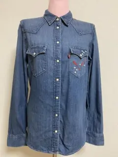 リーバイス デニムシャツ ウエスタン 刺繍