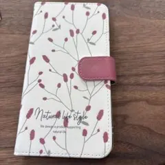 花柄手帳型Androidケース