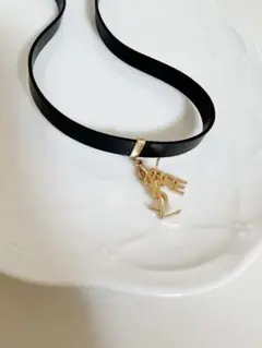 イヴ・サンローラン チョーカー ネックレス長さ38cm