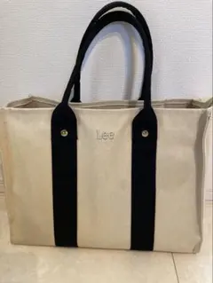 Lee別注 スクエアA4 2WAYトートブラック(A4サイズ)