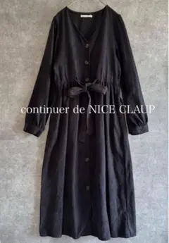 continuer de NICE CLAUP｜細コール前あきワンピ