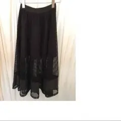 me原宿 レザーメッシュスカート