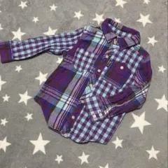 JUNK STORE 子供用　ネルシャツ　長袖シャツ