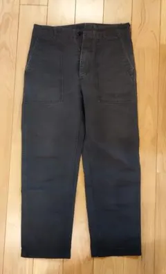 エンジニアドガーメンツ　ファティーグパンツ　 ブラック サイズ30