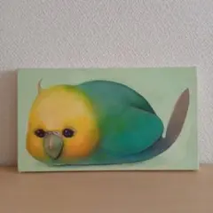 匿名配送 「うみのなかのとり」油絵 原画 | Mercari