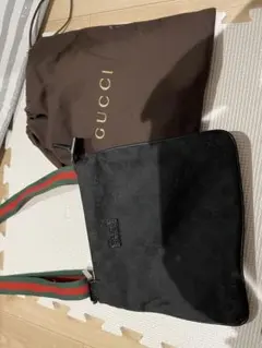 GUCCI GGパターン ナイロンショルダーバッグ