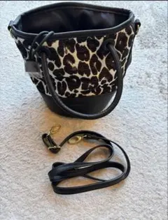 OPAQUE.CLIP レオパード柄ショルダーバック