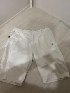 PUMA ゴルフ ハーフパンツ 白 L