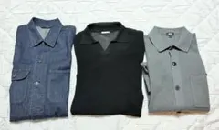 ユニクロGU 春トップス3点（新品1）
