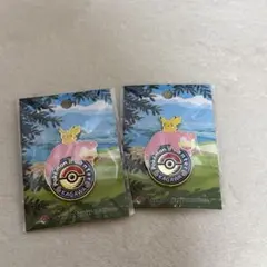 即日発送　新品未使用　ポケモンセンターカガワ　限定　ヤドン　ロゴピンズ　2個