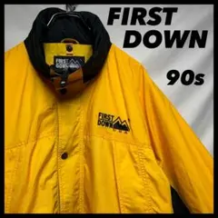 古着　FIRST DOWN 90s 刺繍　ロゴ 30