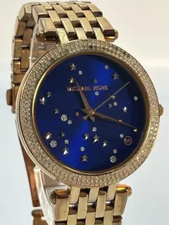 【MICHAEL KORS】レディース腕時計 星座文字盤 ゴールド稼動品A922