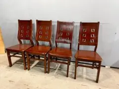 展示品■ドマーニ■d最高級■AUBE■ダイニングチェア■4脚セット■カリモク 展示品□ドマーニ□d最高級□AUBE□ダイニングチェア□4脚セット