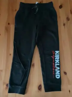 120-130 KIRKLAND Signature スウェットパンツ ブラック