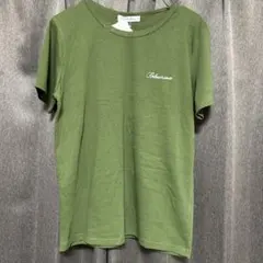 Carrie House 半袖 Tシャツ カーキ 刺繍 LL